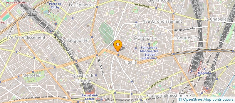 localisation de l'entreprise SYND COPR DU 6 RUE LEPIC 75018  PARIS RE  PARIS