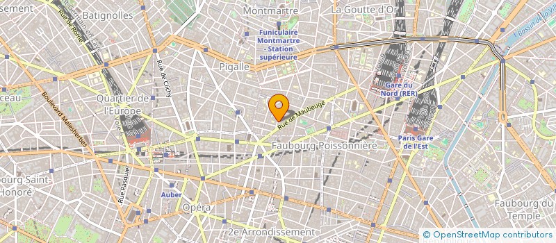 localisation de l'entreprise SYND COPR DU 6 RUE RODIER 75009 PARIS RE  PARIS