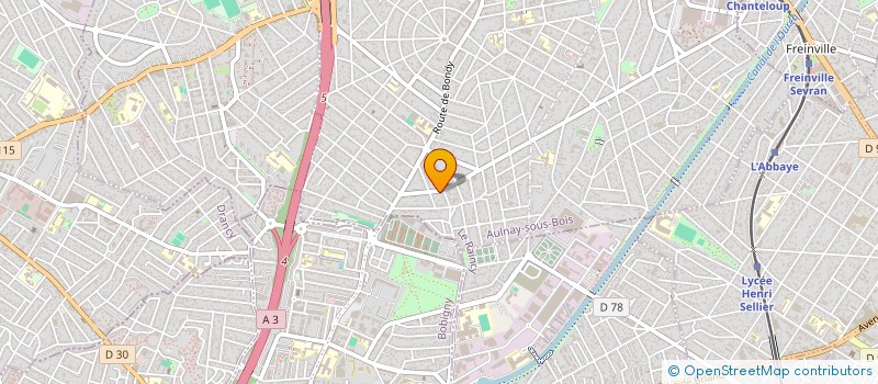 localisation de l'entreprise SYND.COPR. DU 60 RUE DE LA VILLETTE à AULNAY-SOUS-BOIS