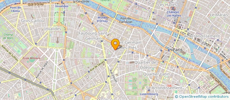 localisation de l'entreprise SYND.COPR. DU 60 RUE DES ST     PERES 75  PARIS