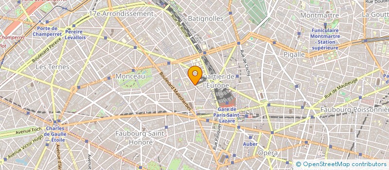 localisation de l'entreprise SYND.COPR. DU 60 RUE DU ROCHER  75008 RE  PARIS