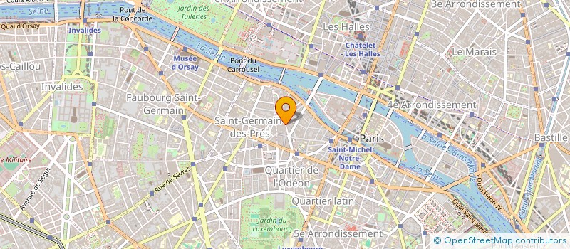 localisation de l'entreprise SYND COPR DU 60 RUE MAZARINE    75006 PA  PARIS