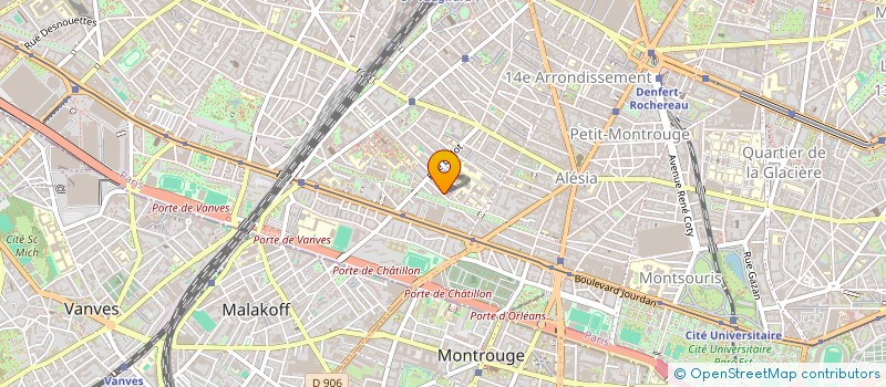 localisation de l'entreprise SYND.COPR. DU 61 BD BRUNE 75014 PARIS RE  PARIS