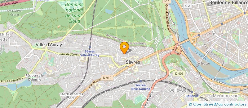 localisation de l'entreprise SYND.COPR. DU 61 RUE BRANCAS 92 SEVRES R à SEVRES