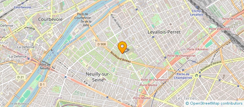 localisation de l'entreprise SYND.COPR. DU 64 BD D'INKERMANN 92 NEUIL à NEUILLY-SUR-SEINE