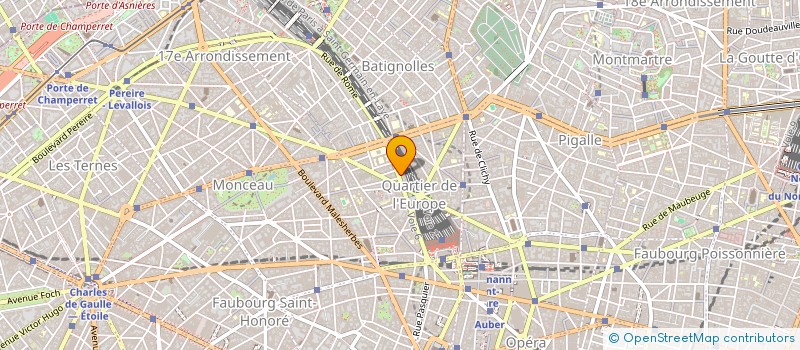 localisation de l'entreprise SYND.COPR. DU 64 RUE DE ROME    75008 PA  PARIS