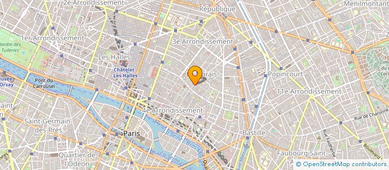 localisation de l'entreprise SYND.COPR. DU 64 RUE VIEILLE DU TEMPLE 7  PARIS