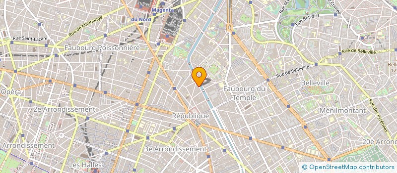 localisation de l'entreprise SYND.COPR. DU 65 QUAI DE VALMY  75010 PA  PARIS