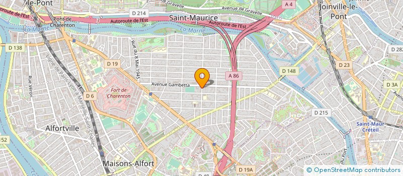localisation de l'entreprise SYND.COPR. DU 65 RUE GEORGES CLEMENCE à MAISONS-ALFORT