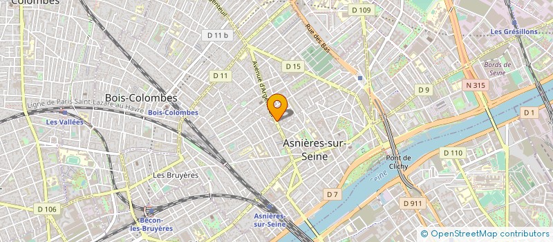 localisation de l'entreprise SYND COPR DU 66 AV D ARGENTEUIL  ASNIERES-SUR-SEINE