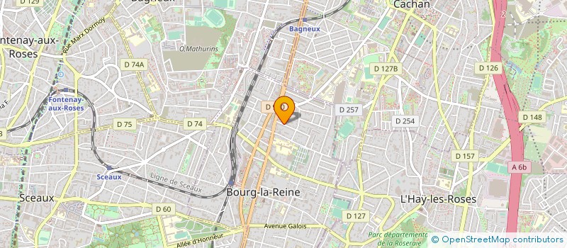 localisation de l'entreprise SYND.COPR. DU 66 AV DU PANORAMA 92 BOURG à BOURG-LA-REINE