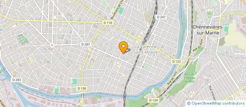 localisation de l'entreprise SYND.COPR. DU 67-75 AV DE VERDUN 94 CRET à SAINT-MAUR-DES-FOSSES