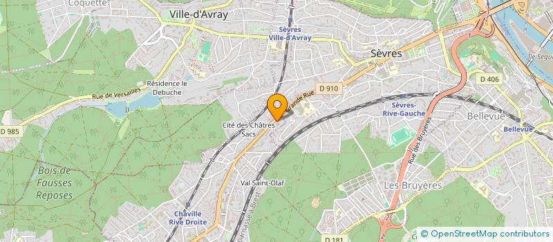 localisation de l'entreprise SYND COPR DU 67 93 RUE ROGER SALENGRO RE à CHAVILLE