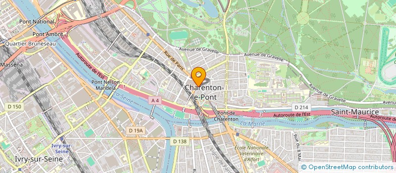 localisation de l'entreprise SYND.COPR. DU 67 RUE DE PARIS 94 CHARENT  CHARENTON-LE-PONT