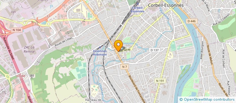 localisation de l'entreprise SYND.COPR. DU 67 RUE FERAY 91 CORBEIL à CORBEIL-ESSONNES