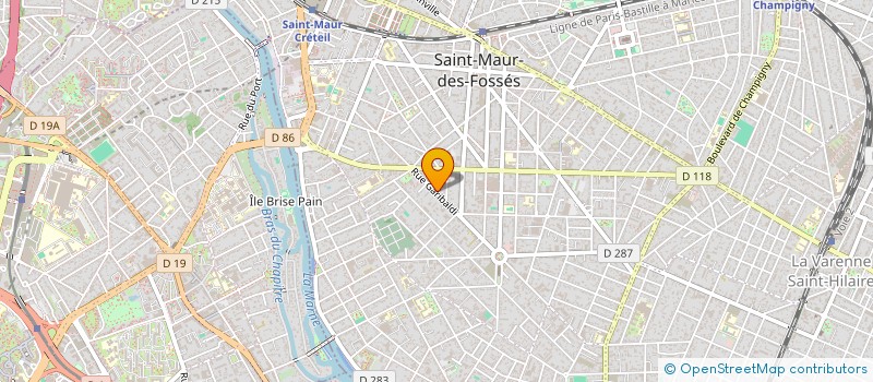 localisation de l'entreprise SYND COPR DU 69 71 RUE GARIBALDI à SAINT-MAUR-DES-FOSSES