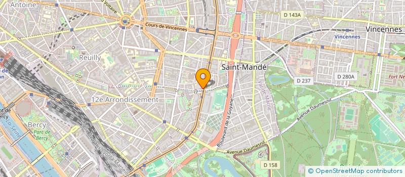localisation de l'entreprise SYND.COPR. DU 69 73 BD SOULT PARIS 12 RE  PARIS