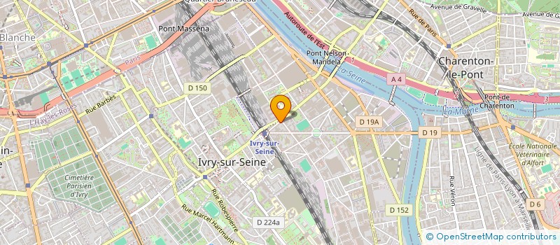 localisation de l'entreprise SYND COPR DU 69 RUE BARBES 94 IVRY SUR à IVRY-SUR-SEINE