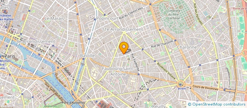 localisation de l'entreprise SYND COPR DU 7 9 RUE BASFROI 75011 PARIS  PARIS