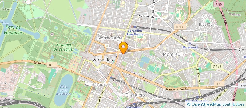 localisation de l'entreprise SYND COPR DU 7 ALL DES JONQUILLES RES CH à VERSAILLES