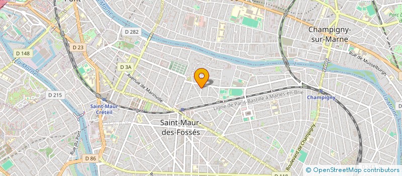 localisation de l'entreprise SYND.COPR. DU 7 AV. CHARLES VII  ST MAUR à SAINT-MAUR-DES-FOSSES