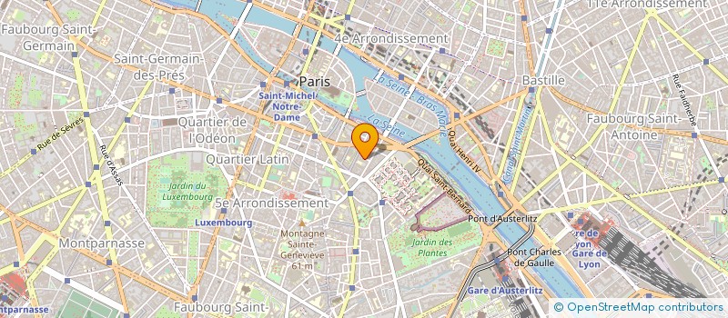 localisation de l'entreprise SYND.COPR. DU 7 CITE CARDINAL   LEMOINE  PARIS