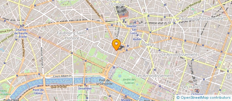 localisation de l'entreprise SYND COPR DU 7 PLACE DE LA      MADELEIN  PARIS