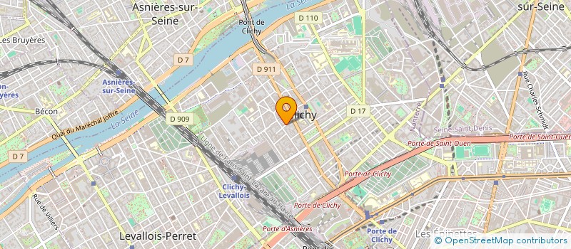 localisation de l'entreprise SYND COPR DU 7 R DE VILLENEUVE 92 CLICH à CLICHY