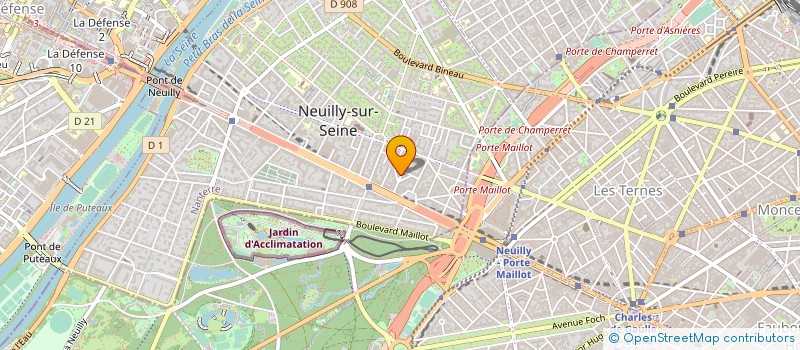 localisation de l'entreprise SYND.COPR. DU 7 RUE BERTEAUX DUMAS 92 à NEUILLY-SUR-SEINE