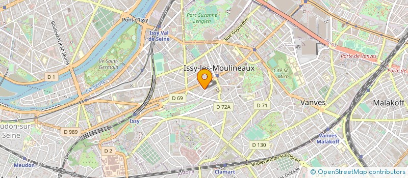 localisation de l'entreprise SYND COPR DU 7 RUE BRANLY 92 ISSY LES à ISSY-LES-MOULINEAUX