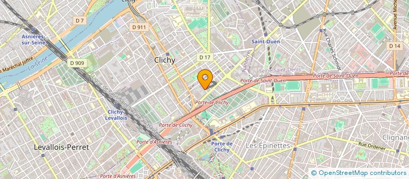 localisation de l'entreprise SYND.COPR. DU 7 RUE CURTON 92 CLICHY RE à CLICHY