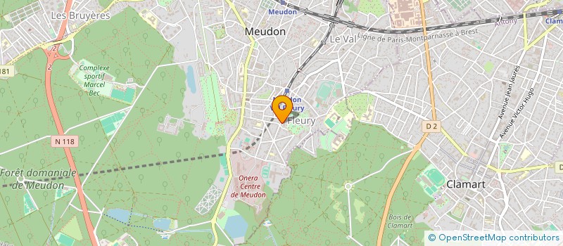 localisation de l'entreprise SYND COPR DU 7 RUE D'ARTHELON RESIDENCE à MEUDON