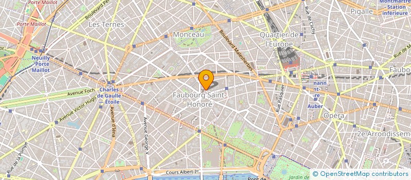 localisation de l'entreprise SYND.COPR. DU 7 RUE DE COURCELLES P 8 RE  PARIS