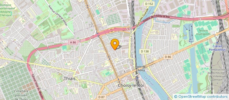 localisation de l'entreprise SYND COPR DU 7 RUE DE L INSURRECTION à CHOISY-LE-ROI