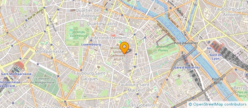 localisation de l'entreprise SYND COPR DU 7 RUE DU POT DE FER 75005 P  PARIS