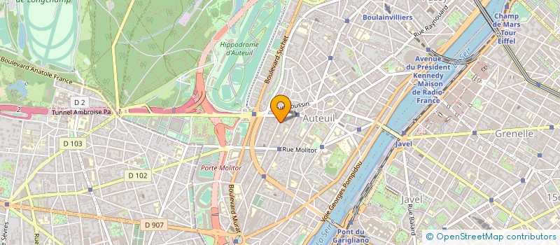 localisation de l'entreprise SYND COPR DU 7 RUE ERLANGER 75016  PARIS