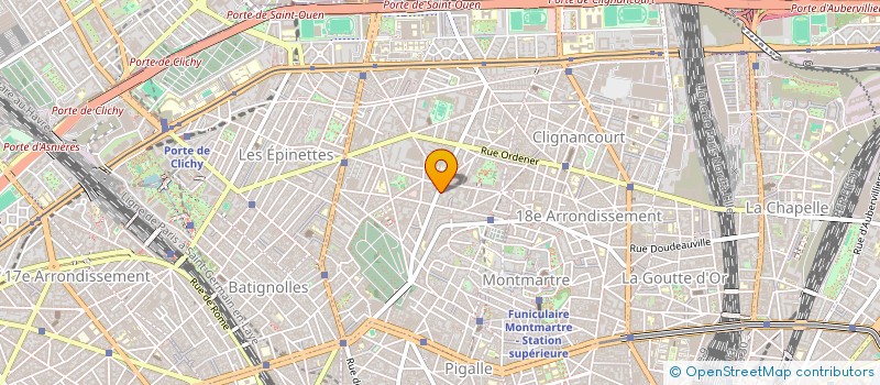 localisation de l'entreprise SYND COPR DU 70 RUE DAMREMONT   75018 PA  PARIS