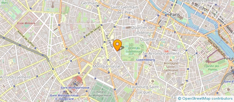 localisation de l'entreprise SYND.COPR. DU 70 RUE MADAME PARIS 6 REP  PARIS