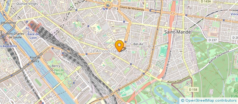 localisation de l'entreprise SYND.COPR. DU 72 BD DE REUILLY  75012 PA  PARIS