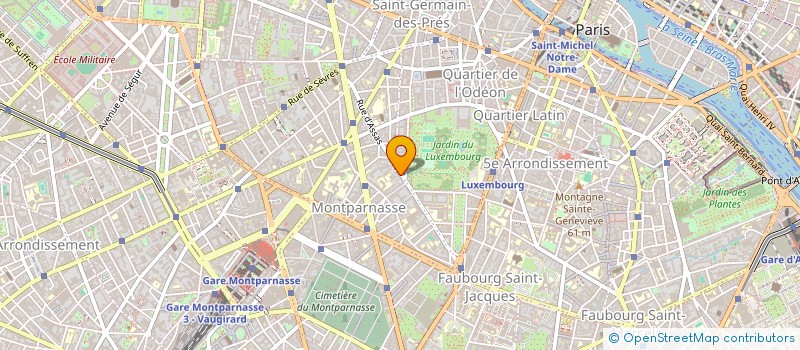 localisation de l'entreprise SYND.COPR. DU 72 RUE D' ASSAS   75006 PA  PARIS