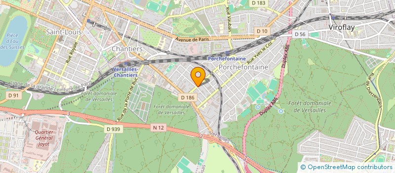 localisation de l'entreprise SYND COPR DU 73 AV ALBERT SARRAULT  VERSAILLES