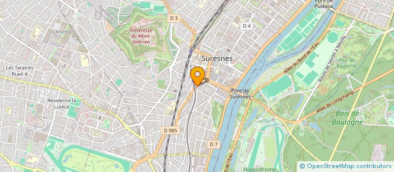 localisation de l'entreprise SYND.COPR. DU 73 BD HENRI SELLIER à SURESNES