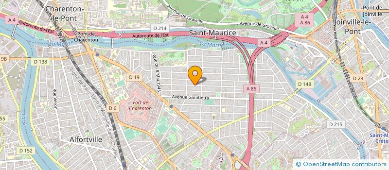 localisation de l'entreprise SYND.COPR. DU 73 R DE NORMANDIE à MAISONS-ALFORT