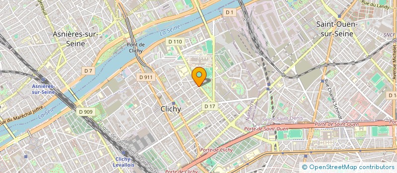 localisation de l'entreprise SYND.COPR. DU 73 RUE DU GENERAL LECLERC à CLICHY