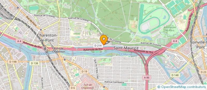 localisation de l'entreprise SYND COPR DU 73 RUE DU MAL LECLERC à SAINT-MAURICE