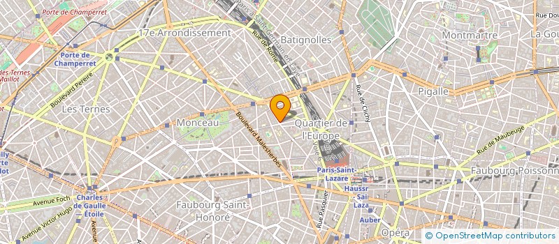 localisation de l'entreprise SYND COPR DU 74 76 RUE DU ROCHER 75008 P  PARIS