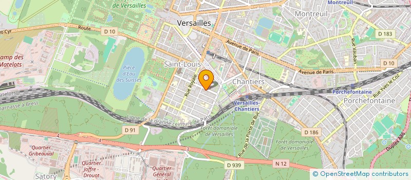 localisation de l'entreprise SYND.COPR. DU 74 RUE D ANJOU 78 VERSAILL à VERSAILLES