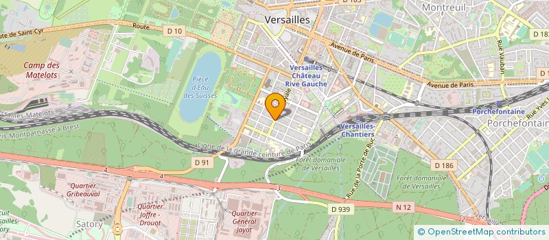 localisation de l'entreprise SYND.COPR. DU 74 RUE ROYALE à VERSAILLES