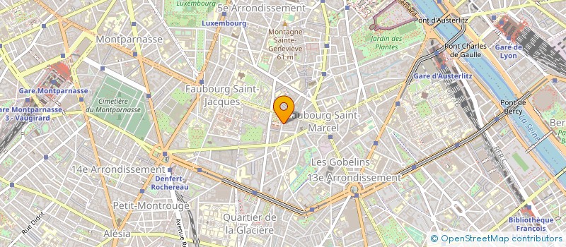 localisation de l'entreprise SYND COPR DU 75 RUE BROCA 75013 PARIS RE  PARIS