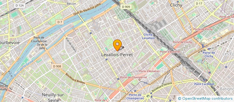 localisation de l'entreprise SYND.COPR. DU 75 RUE VOLTAIRE 92 LEVALLO à LEVALLOIS-PERRET